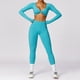 thumbnail image 1 of Traje de yoga de manga larga cepillado, ropa exterior sexy, traje deportivo ajustado, ropa de entrenamiento para correr de secado rápido, 1 of 2