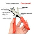 thumbnail image 5 of Clearance! Huayishang Hole Saw Revolving Multifunction Punch Plier Kit Punch Hole Tool, Home Essentials Clearance Sale Silver, 5 of 6