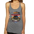 thumbnail image 1 of Wild Bobby Mustang Powered by Ford Performance Cars and Trucks Women Tri-Blend Racerback Tank Top, Premium Heather, Small, 1 of 6