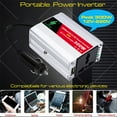 thumbnail image 3 of Portable Car Power Inverter DC12V to AC220V Converter 300W Car Power Converter USB Adapter Car Inverter, 3 of 8