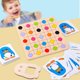 thumbnail image 5 of de búsqueda de color, acertijos, entrenamiento, concentración, de , juguetes educativos tempranos, regalos para , Baoblaze juego de mesa de color, 5 of 8