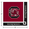 thumbnail image 2 of Club Pack of 240 Red and Black NCAA South Carolina Gamecocks 2-Ply Disposable Beverage Napkins 5", 2 of 2