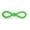 Green, variant on Figure 8 Rubber Durable Aggresive Chew Toss Dog Toy Massaging and Gum Cleaning (Green)