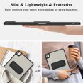 thumbnail image 5 of For iPad mini 5/mini 4 7.9" Case,With Retractable Kickstand,Frosted Translucent Shockproof Lightweight A nti-fall Ultra Slim Skin Feel Back Thin Fit Rugged Drop Protective Case Cover,Black, 5 of 7