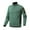 Green, variant on Men's Fitness Jacket High Elastic Zipper Pocket Half Cardigan Stand Collar Long Sleeve Exercise Top
