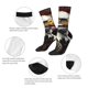 thumbnail image 4 of Balery Retro American Eagle A Calcetas Largas con Estampado para Hombre y Mujer – Suaves y Transpirables, Talla Única (US 5-11), 4 of 6