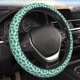 thumbnail image 5 of Balery Green Sea Turtle Fundas elásticas antideslizantes para volante, funda protectora universal para hombre y mujer, 15 pulgadas, accesorios para coche., 5 of 6
