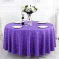 thumbnail image 3 of Mantel Jacquard de poliéster a prueba de derrames, cubierta de mesa para cocina, comedor, boda, banquete, uso en mesa (redondo, 1,8 m), 3 of 5