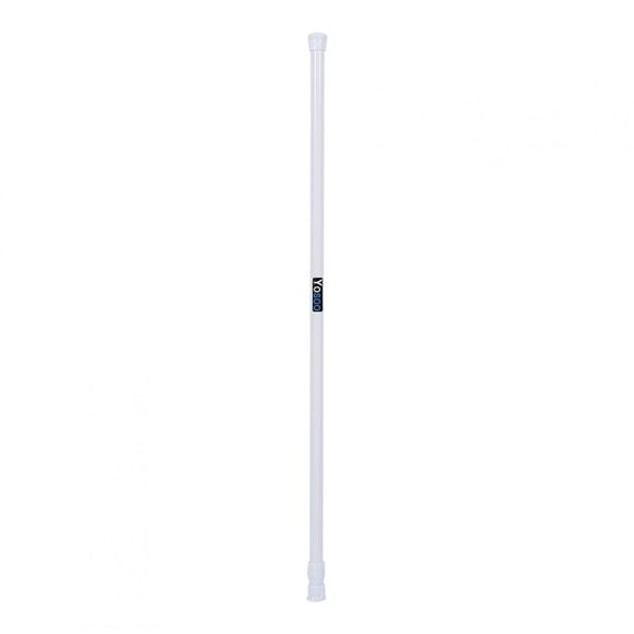 Tringle à Rideau à Ressort, Tringle à Rideau en Fer à Ressort Télescopique Douche Salle de Bains Tringle à Rideau Tringle à Charnière 5590cm