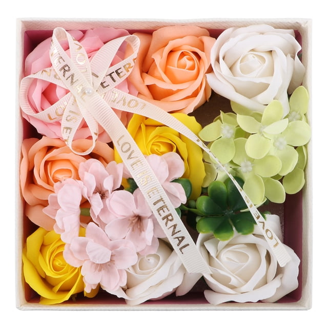 Jabón De Baño Flor De Rosa Jabón Perfumado Floral Realista Jabón Delicado De Rosa Flores De Rosa Artificiales Para El Día De San Valentín Aniversario Cumpleaños Día De La Madre Yuarrent HA028126-01