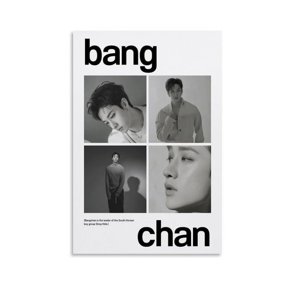 Stray-Kids Poster Kpop Posters Canvas Posters Room Aesthetic Bedroom Decorative Decor Wall Art Office Home Decor