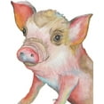 thumbnail image 2 of Medley, Elizabeth 26x32 White Modern Wood Framed Museum Art Print Titled - Pig II, 2 of 4