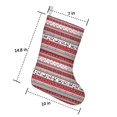 thumbnail image 5 of 3 Pcs Christmas Stockings,Red Christmas Folk Pattern Stockings Christmas,14.8'' Xmas Stockings,Christmas Party Favors,Christmas Party Decorations,Christmas Stockings Personalized, 5 of 5