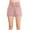 Pink, variant on Patlollav Athletic Solid Color Shorts for Women Running Workout Gym Short Quick Dry High Waisted Shorts Pants