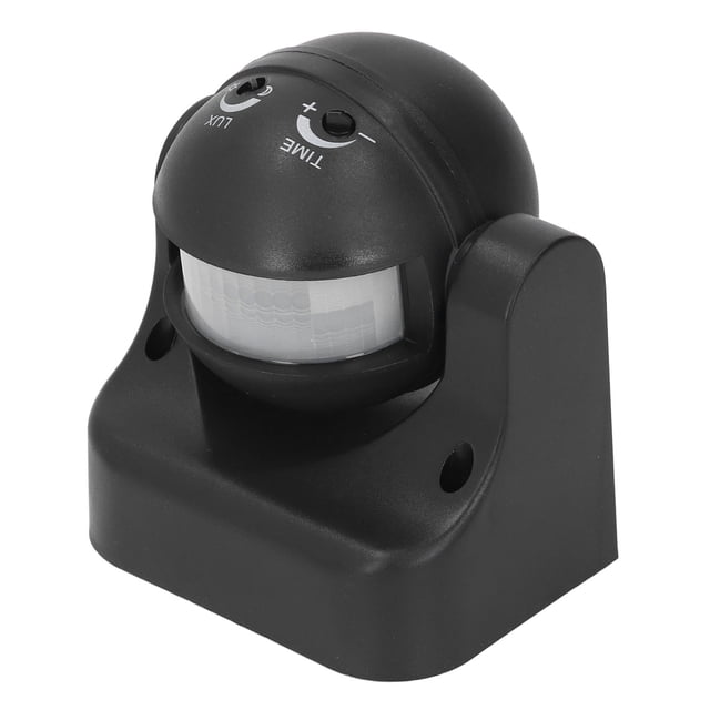 Infrared Motion Sensor, ABS AC 110-240V Motion Sensor Detector Switch For Hallway For Office Building Black