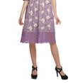 thumbnail image 5 of Moomaya Cotton Ladies Printed Midi Evening Casual Dress With Lace Summer Wear, 5 of 6