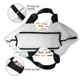 thumbnail image 4 of Balery Horses Bolsa Tote Estilo Estético con Cremalleras, Bolsa de Hombro, Bolsa de Compras Grande y Plegable, 4 of 8