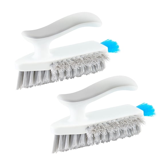 Tyidzon Scrub Brushes for Cleaning Bathtub Scrubber Heavy Duty Scrub Brush with Handle Stiff Bristle Cleaning Brush for Shower, Kitchen, Sink, Bathroom, Floor