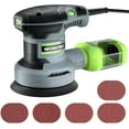 thumbnail image 1 of 5-Inch Random Orbit Sander, 6 Variable Speeds 7000 to 14000 RPM, 2.5 Amp Electric Sander for Woodworking with Dust Collector, 15pcs Sandpapers, 1 of 6
