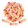 thumbnail image 2 of 50 Uds Abalorios de Resina con Letras Felices Sunnimix Crema Encantos de Letras de Resina, 2 of 7