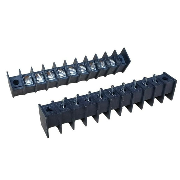 38010-09-0 - TERM BLOCK 9P PCST 1ROW 9.5MM #6 -32 20A/300V 15.8MM WIDE