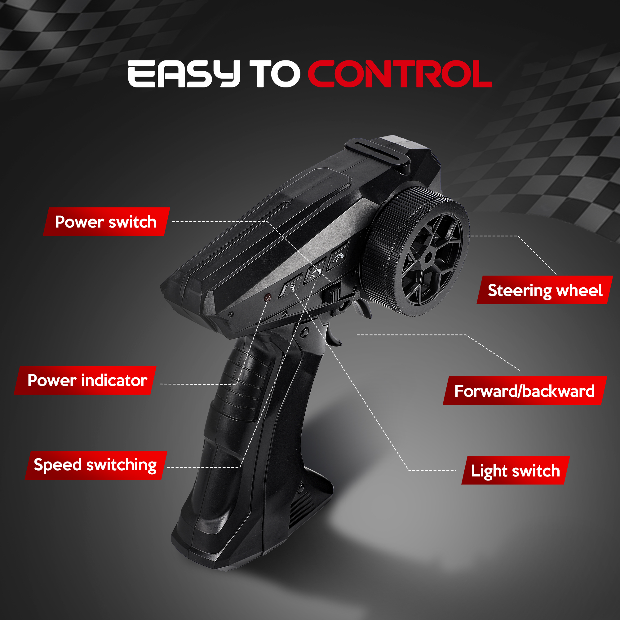 Remote Control Car for Kids, 4WD High Speed RC Cars, Car Toys for 6 7 8-12 Year Old Kid Boys Gifts for Birthday