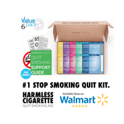 Harmless Cigarette,Lemon, Tropical, Berry, Mint, Menthol & Oxygen,6pk