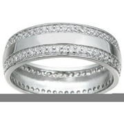 925 Sterling Silver Men's Wedding Band
