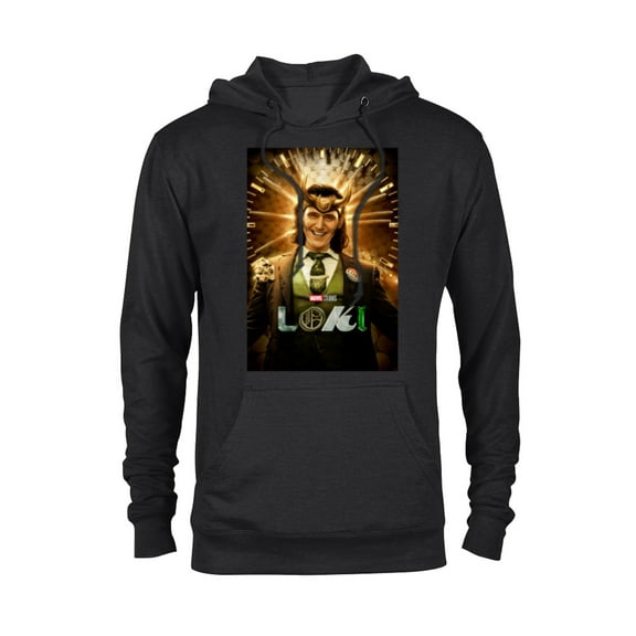 Marvel Loki President Loki Poster - Pullover Hoodie for Adults – Customized-Black