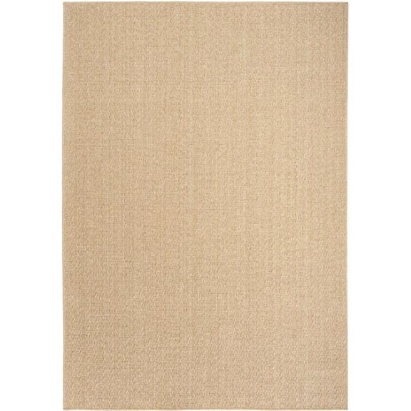 Nourison Home 841491138700 4 x 6 ft. Tulum Rectangle Chevron Indoor & Outdoor Area Rug, Taupe
