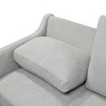 thumbnail image 6 of 69"3 in 1 Convertible Queen Sleeper Sofa Bed, Modern Fabric Loveseat Futon Sofa Couch w/Pullout Bed, Small Love Seat Lounge Sofa w/Reclining Backrest, Furniture for Living Room, Light Gray, 6 of 7