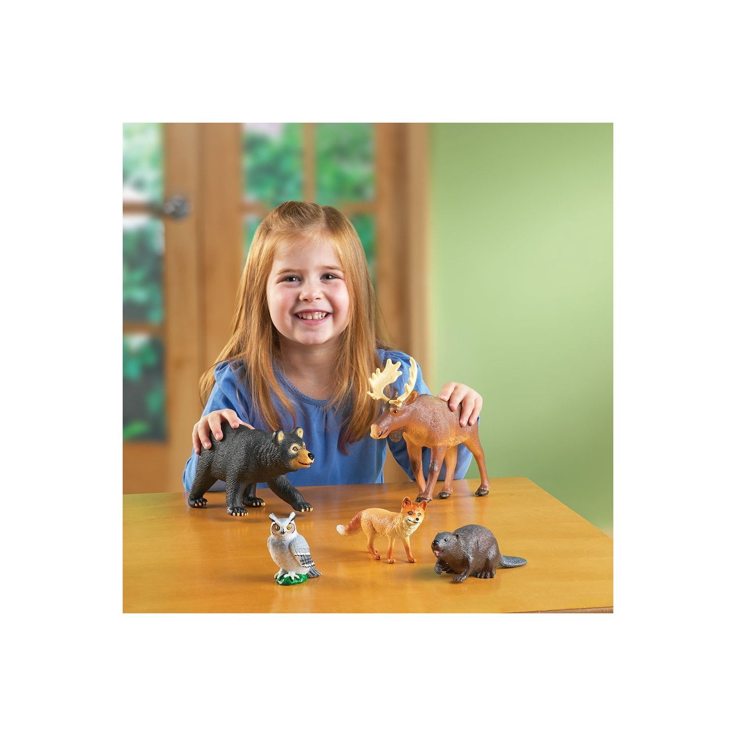 Learning Resources Jumbo Forest Animals - Fine Motor Skills for Children, Ages 3+