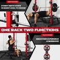 thumbnail image 5 of Smith Machine Home Gym, 2200 lbs Power Rack Cage with Cable Crossover,Smith Bar and Training Attachments for Full Body Workouts, 5 of 10