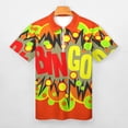 thumbnail image 3 of Sound Effect -BINGO! Men Zipper T-shirt Summer Casual Short Sleeve T-shirt Top, 3 of 7