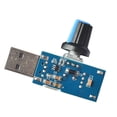 thumbnail image 1 of Regulador de del ventilador USB silencioso Módulo de control de del ventilador USB continuo con perilla DC4-12V a 2.5-8V 5W Yotijar Regulador de velocidad del ventilador USB, 1 of 7
