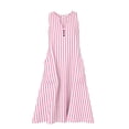 thumbnail image 4 of Snorda Women's Striped Dress Summer Round Neck Sleeveless Striped Solid Color Casual Dress Flowy Sundress Ideal for Daily Wear Beach Vacation & Party, 4 of 7