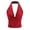 Red, variant on Women Solid Neck Camisole Backless Sleeveless Tank Top for Everyday Style Suitable for Casual and Wear