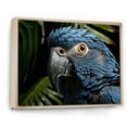 thumbnail image 2 of Designart "Tropical Forest Under Sapphire Skies With Parrots" Parrot Floater Framed Canvas Wall Art, 2 of 5