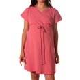 thumbnail image 1 of Vestido para Embarazo Casual Ajustable en algodón Almacenes Mario Color Rosa Talla Unitalla, 1 of 4
