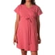 thumbnail image 1 of Vestido para Embarazo Casual Ajustable en algodón Almacenes Mario Color Rosa Talla Unitalla, 1 of 4