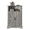 Gray, variant on Smuxee Farmhouse Corner Bathroom Storage Cabinet, Freestanding Triangle Linen Organizer Cabinet with Barn Doors & Adjustable Shelves for Laundry Room,White