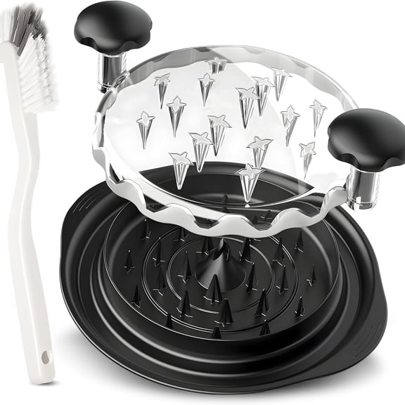 10" Pro Chicken Shredder Tool Twist Large for Kitchen, BPA-Free Food-Safe Meat Grinder, Visible Chicken Breast Meat Shredder with Strong Anti-Slip Bottom & Ergonomic Handle