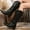 Black, variant on Viluyesy Womens Western Boots, Stitched Pointed Toe Chunky Heels Wide Calf Cowgirl Boots Black US8.5