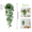Fake Hanging Plants-2pcs- A1, variant on Hanging Plants Mandala Eucalyptus Leaves Indoor Wall Decoration Flowers Fake Pottery Simulation Flowers