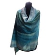 thumbnail image 1 of Pashmina-Style Printed Cotton Womens Shawl Cottage Blue, 1 of 1