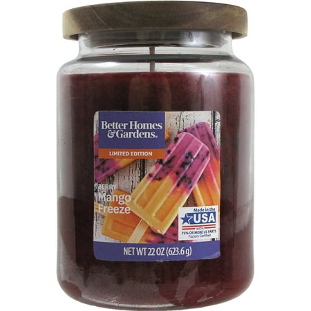 - Better Homes & Gardens Berry Mango Freeze 22 oz. Jar Candle