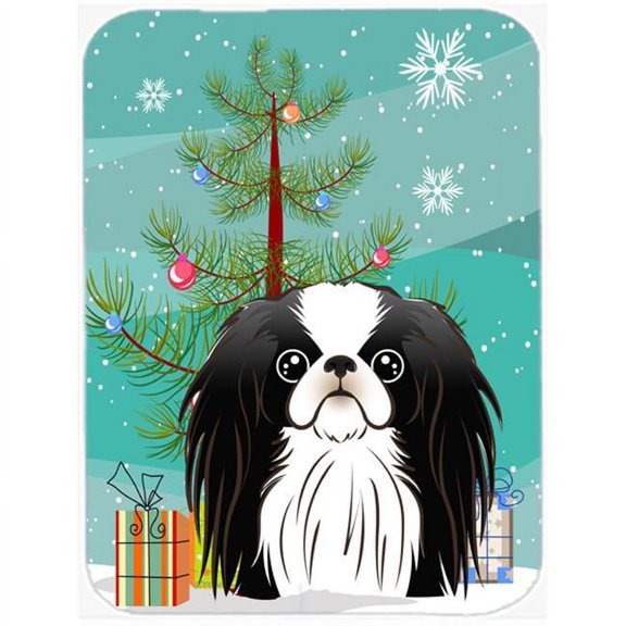 Carolines Treasures  Christmas Tree And Japanese Chin Mouse Pad