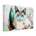 thumbnail image 4 of Canvas Wall Art - FootePrint Art 'Easter Kitty 2' Wall Art for Living Room, Bedroom, or Office Décor by Trademark Fine Art - 32 x 22 Inches, 4 of 4