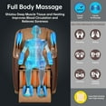 thumbnail image 5 of Massage Chair Full Body with Heat, Full Body Zero Gravity SL-Track Shiatsu Massage Chair, 3D Massage Chair with Foot Massage, Bluetooth, Wireless Phone Charger MU412, 5 of 9