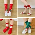 thumbnail image 5 of Kids Christmas Socks Toddler Nonslip Grip Christmas Socks Baby Holiday Winter Warm Socks Xmas Socks for Boys/Girls, 5 of 7